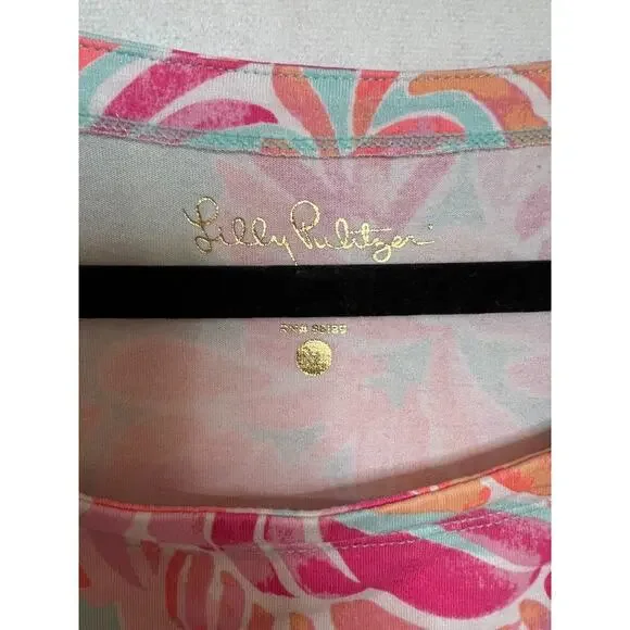 Lilly Pulitzer Size‎ XL Dress Long Sleeves Love Birds Print - Picture 5 of 6